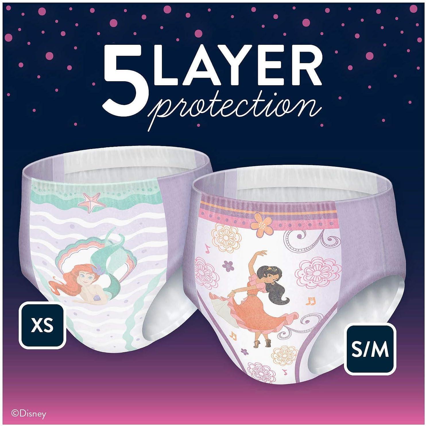 image:imageGoodnites Girls Nighttime Underwear Size XXL 120165 lbs 54 Ct Packaging May VarySmallMedium